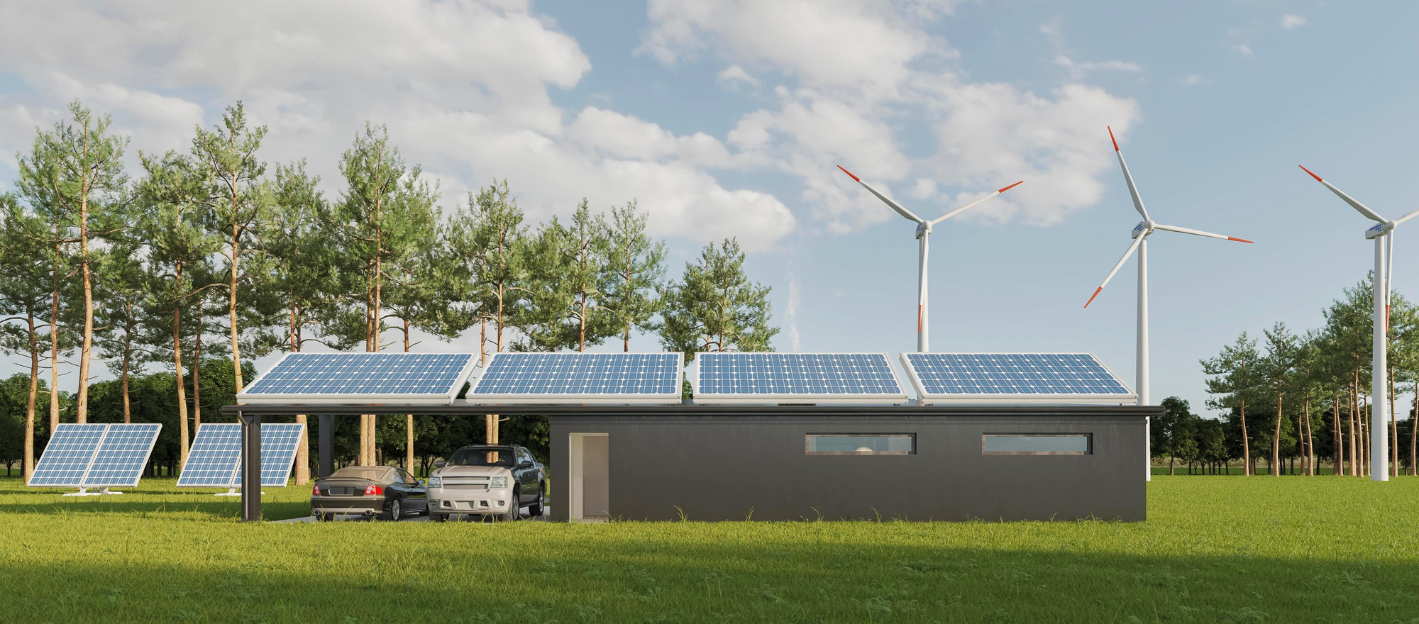 Solarpanels Dach